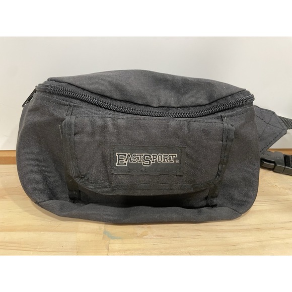 Eastsport Handbags - VTG- Eastsport Fanny Pack Black Waist Pouch Sports Hiking Walking Bag Fanny Pack